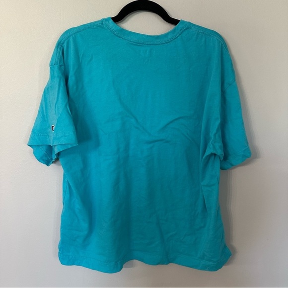 Champion Authentic Athleticwear Short Sleeve T-Shirt in Aqua Excursion Sz XL GUC - Picture 9 of 9
